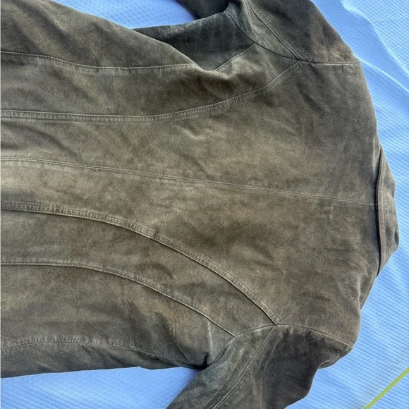 Alfani Women's Chocolate Brown Blazer , 100 % leather - Picture 5 of 5